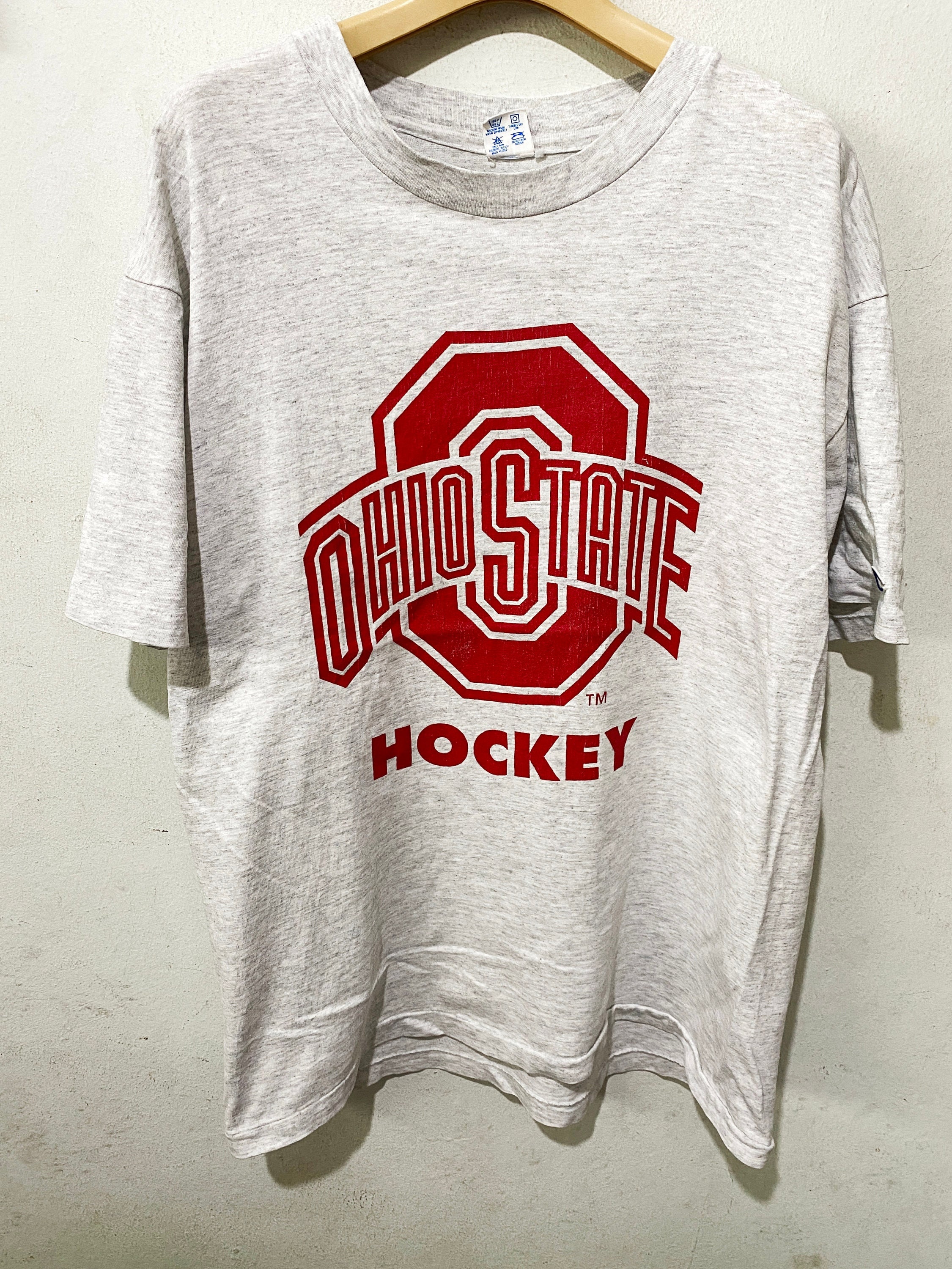 Vintage 90s Neutral Ice Hockey Be Ready Or Get Burned Single Stitch Worn T- Shirt - Small Cotton– Domno Vintage