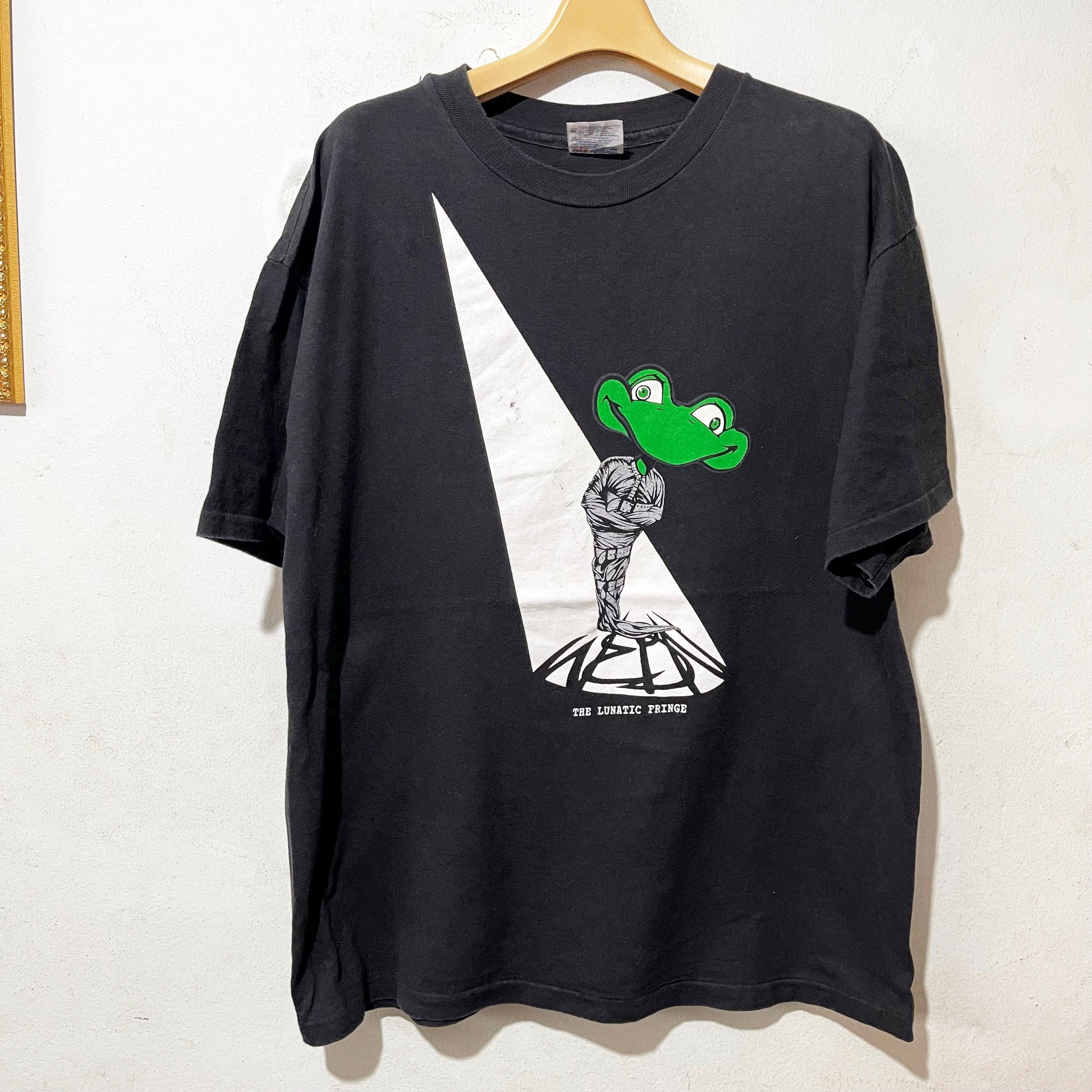 105★ puppilyhils オロク 06 Bit Fringe Tee Vintage 90s Frog the Lunatic Fringe T-shirt Size L - Etsy