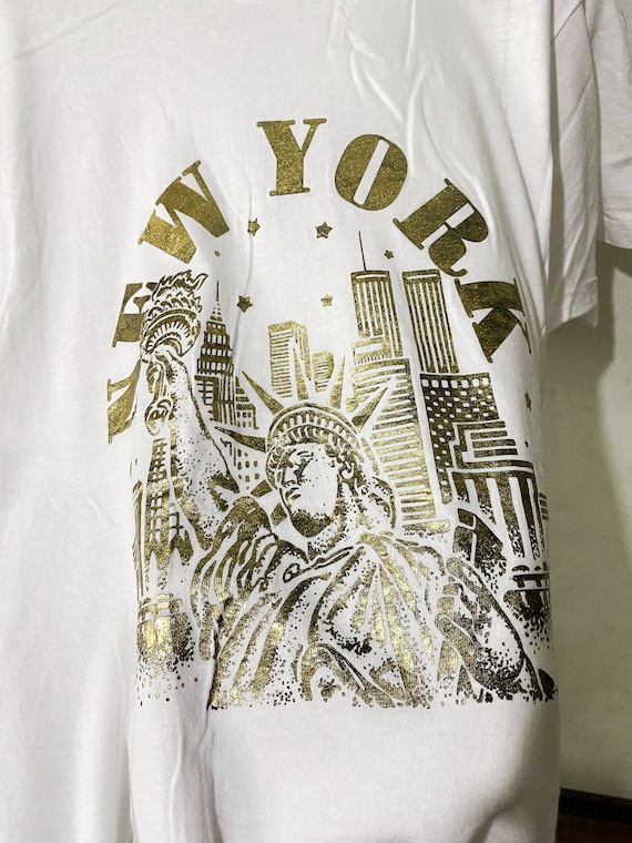 Vintage 90s New York Shirt Size M Vintage Manhattan Tee, Vintage  
