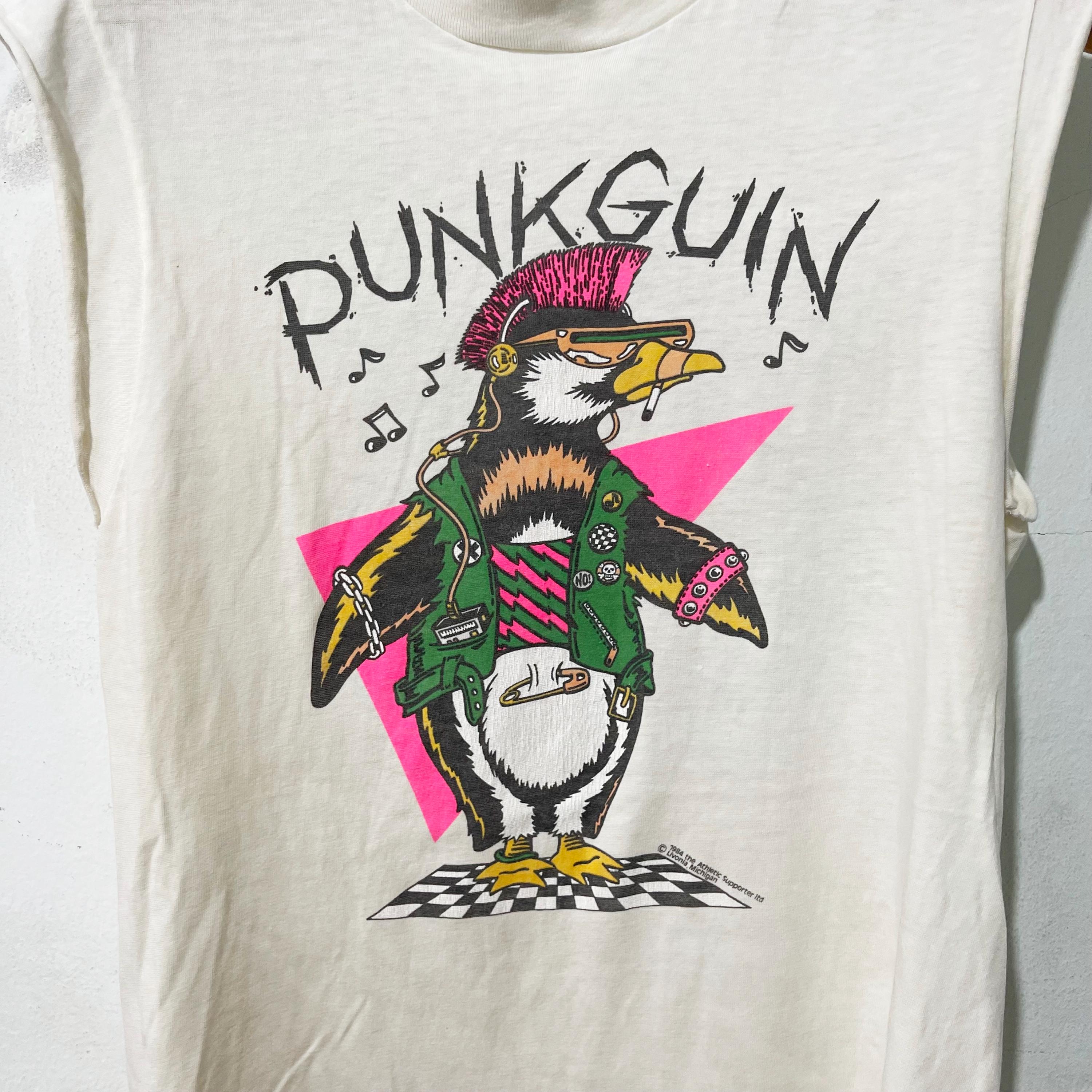 Vintage 80s Punk Penguin T-shirt Size XXS-XS - Etsy