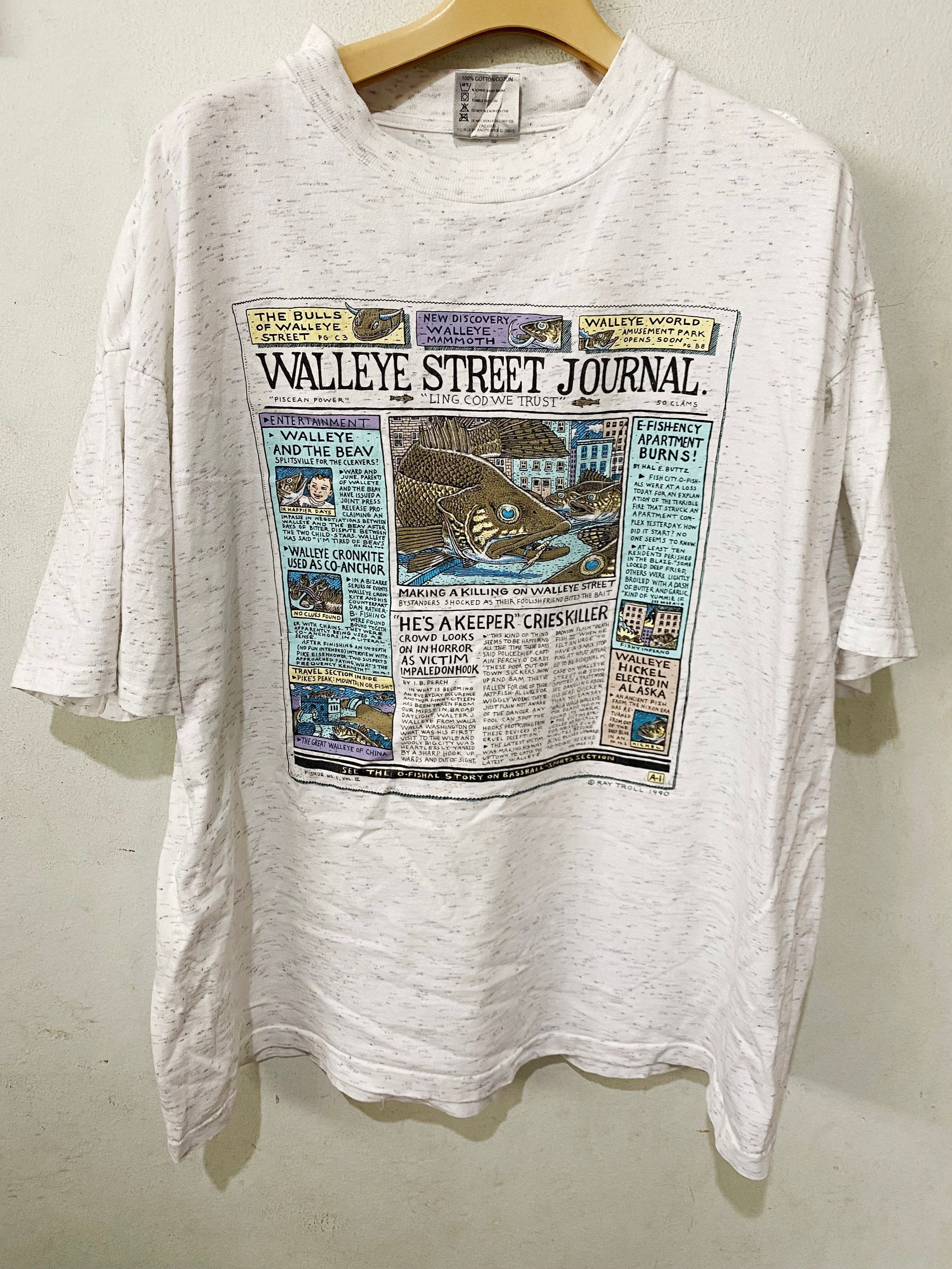 Vintage 90s Ray Troll Shirt Size XL-XXL -  Canada