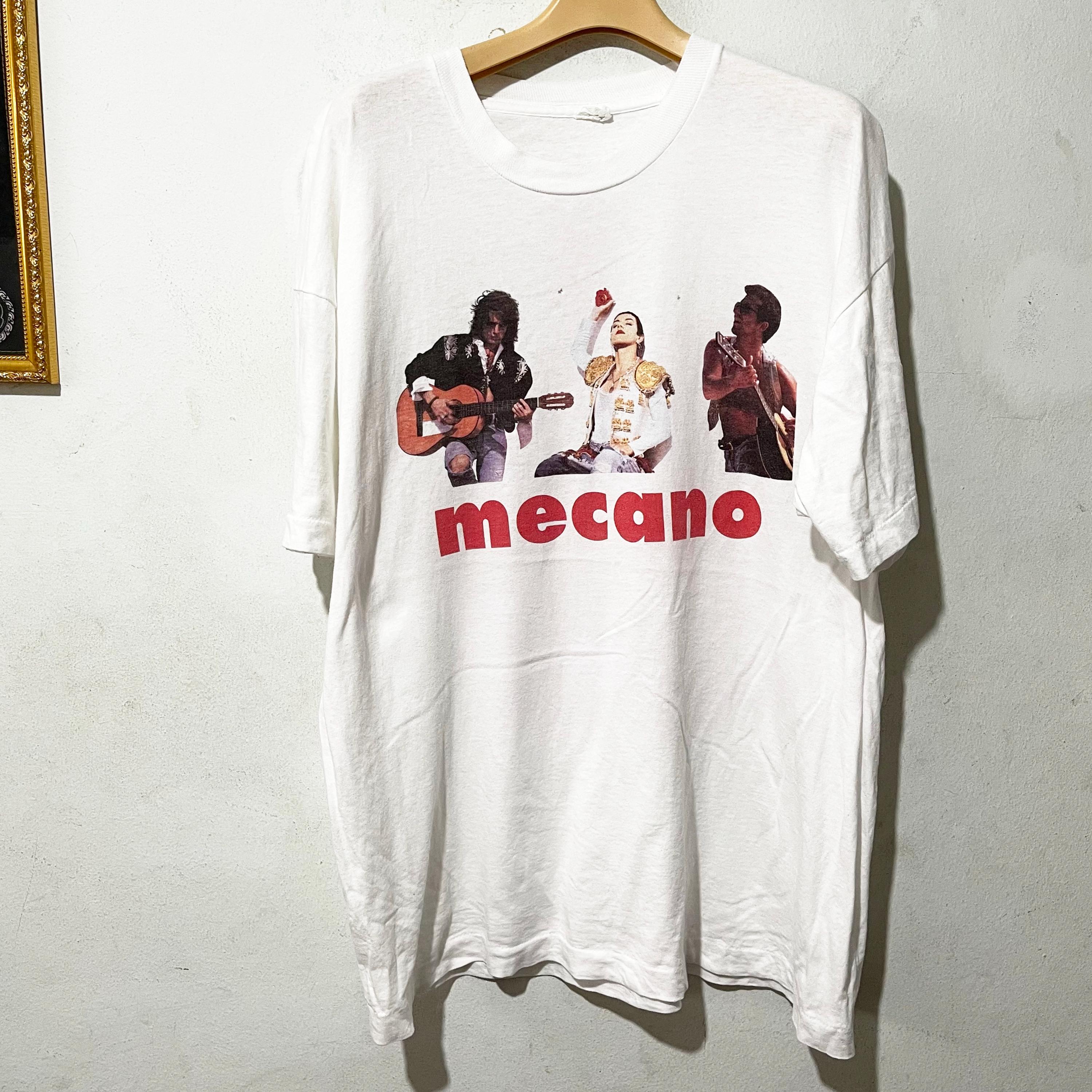 ヴィンテージ 1992 メカノ Tシャツ スペインポップバンドツアー