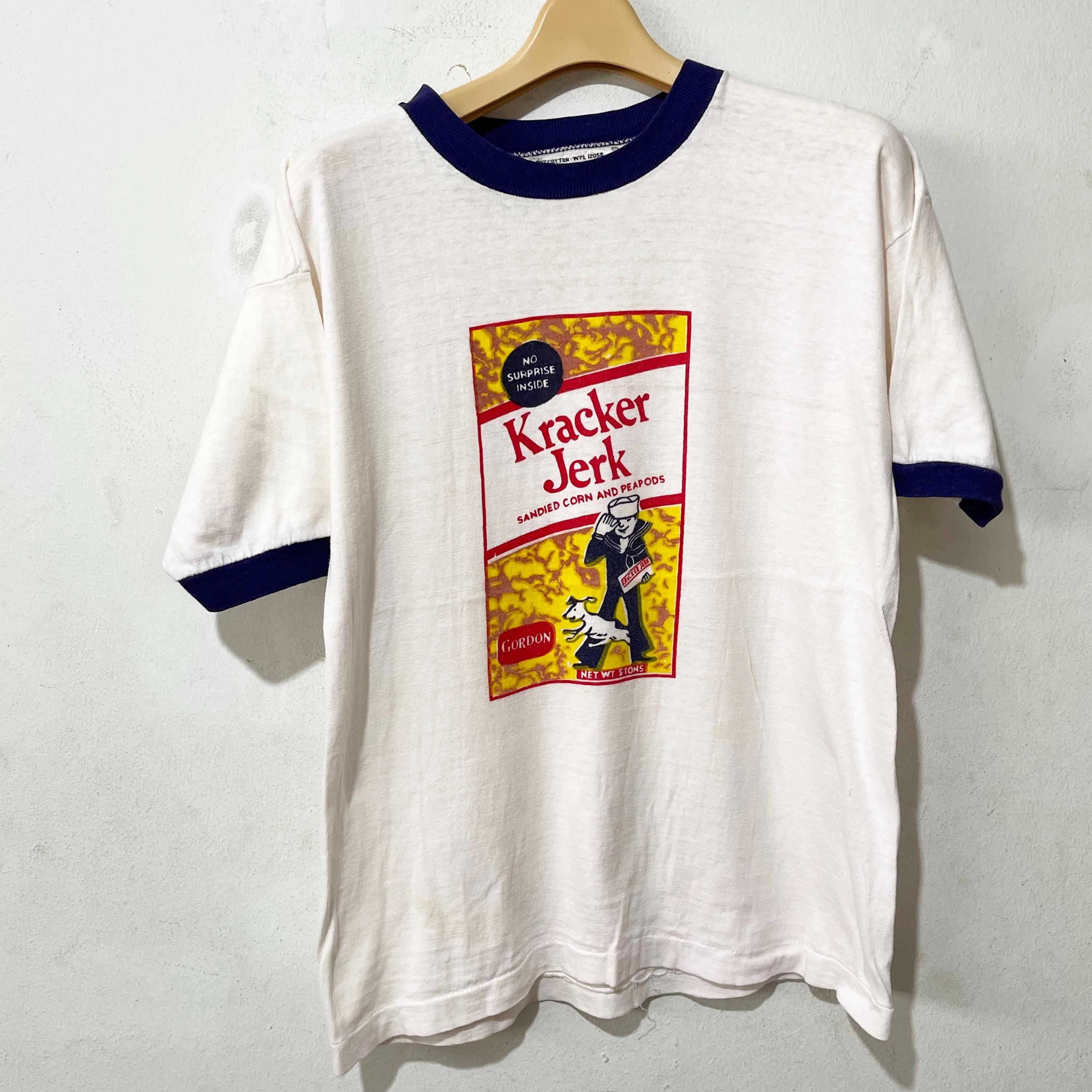 Vintage 70s Cracker Jack Ringer Tee Size S - Etsy