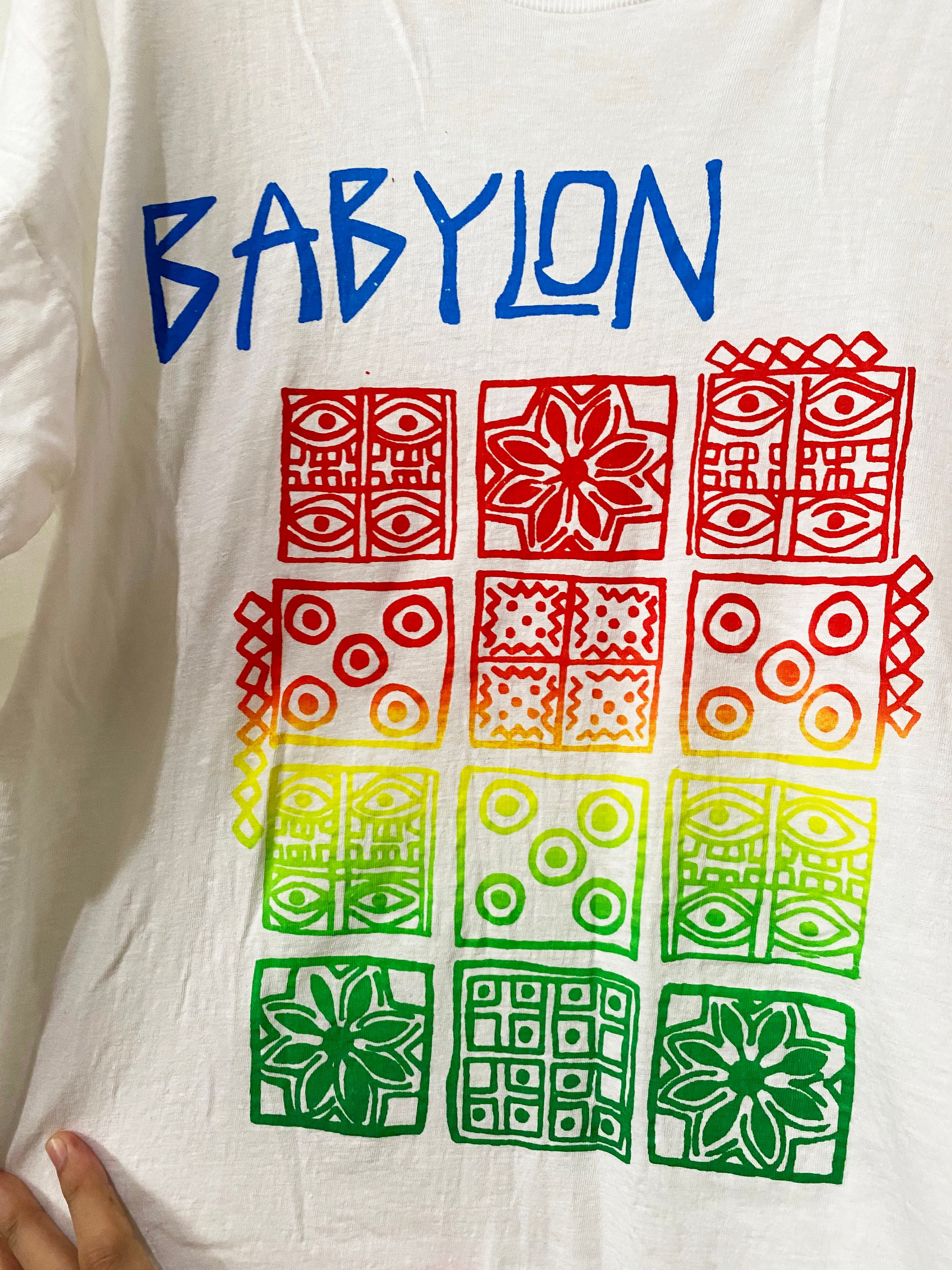 Vintage 90s Babylon Souvenir T-shirt Size L - Etsy