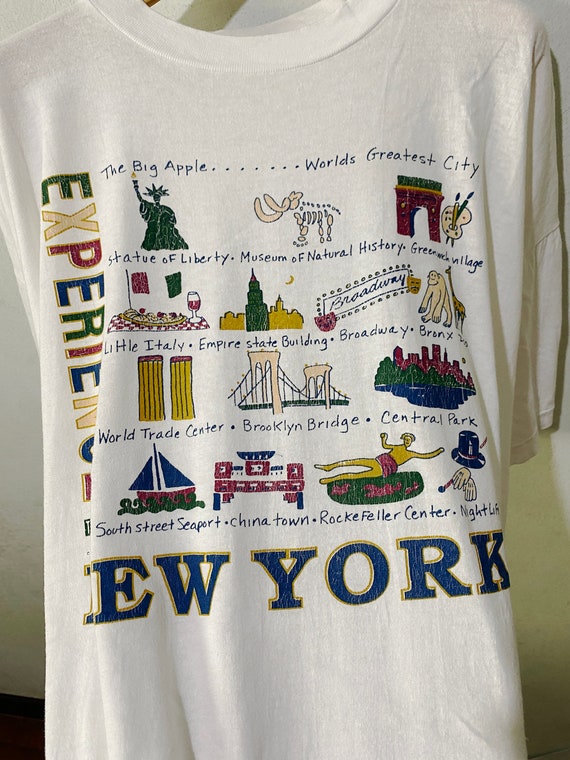 Vintage 90s New York T-shirt Size XL - Etsy