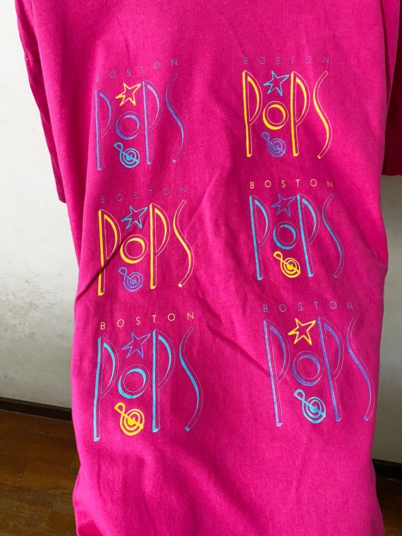 Boston Pops ビンテージTシャツ 1990年7月4日 Vintage 90s Boston Pops Shirt Size L Vintage Boston Shirt