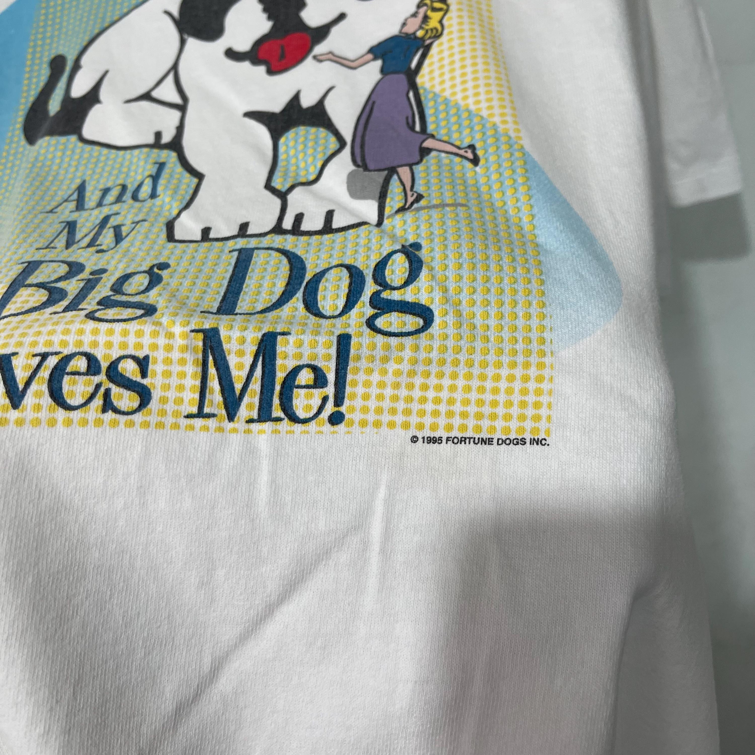 Vintage 1995 Gotcha I Love My Big Dog T-shirt Size XL - Etsy