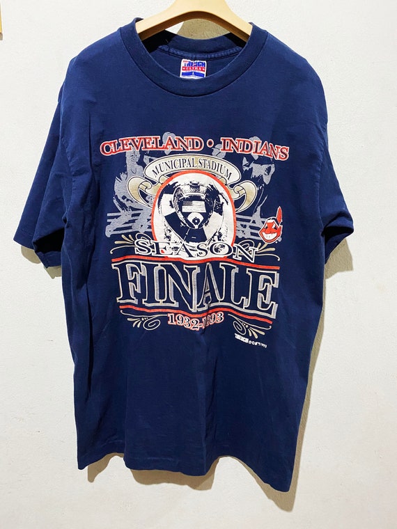 Vintage 1993 Cleveland Indians Shirt Size L Free Shipping - Etsy