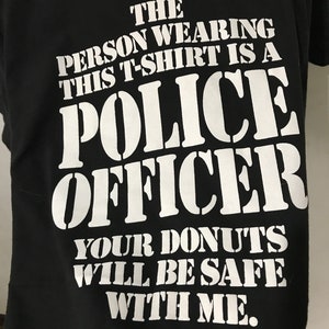 Vintage Police Officer Funny Shirt Size XL image 3