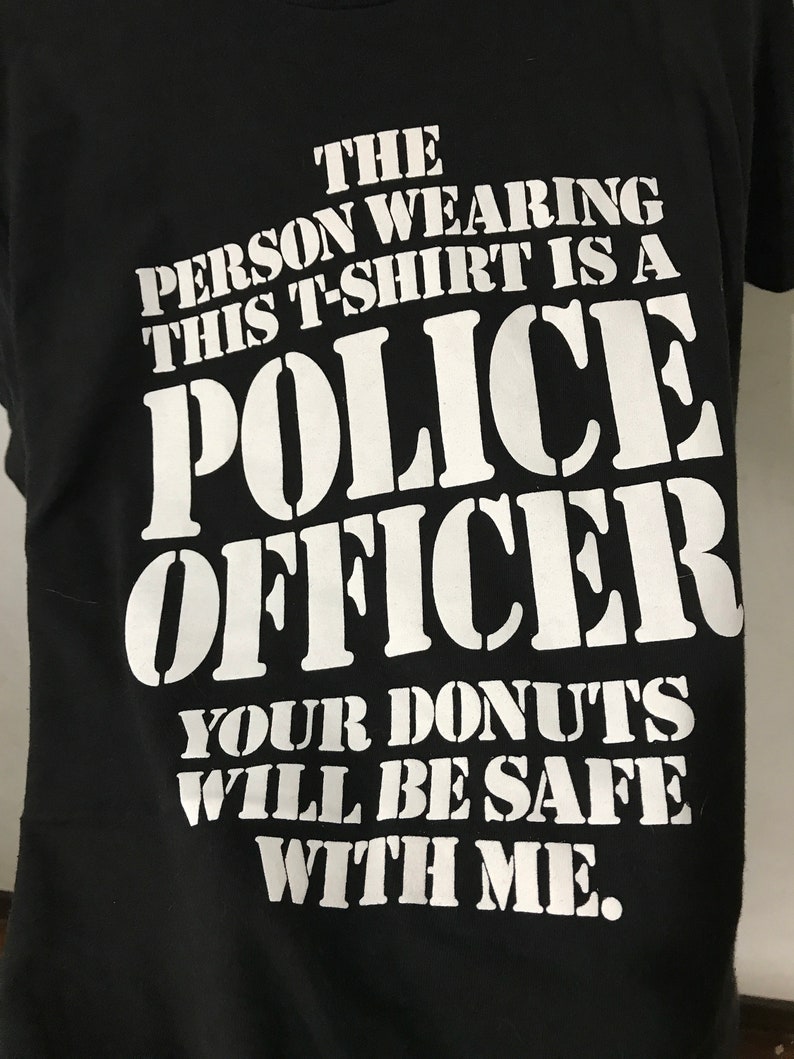 Vintage Police Officer Funny Shirt Size XL image 3