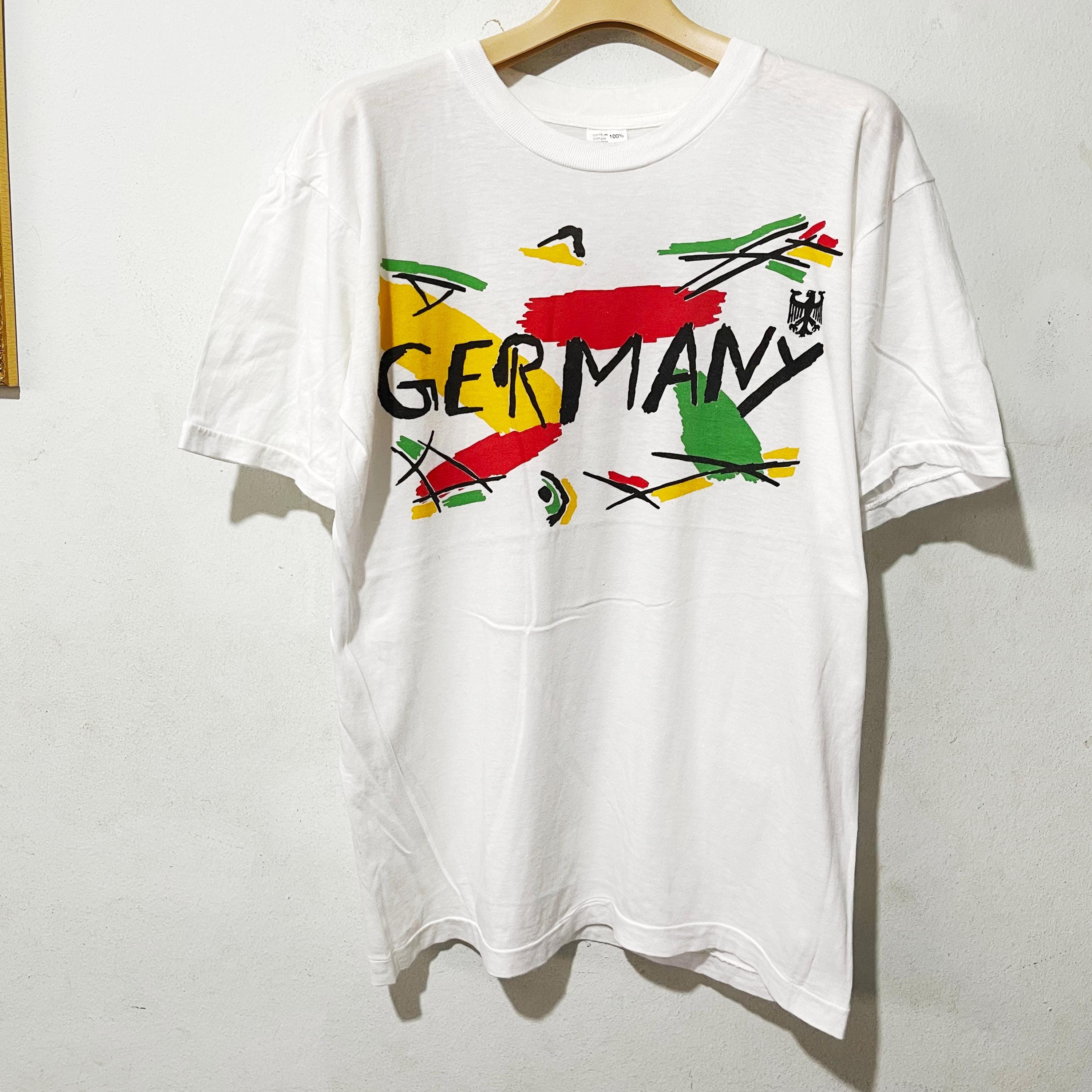 ヴィンテージ 90年代 ドイツ お土産 サッカー Tシャツ サイズ S～M