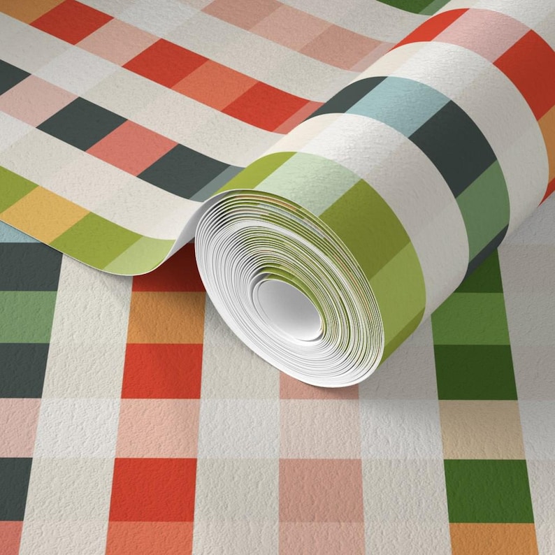 Plaid Peel And Stick Wallpapernull