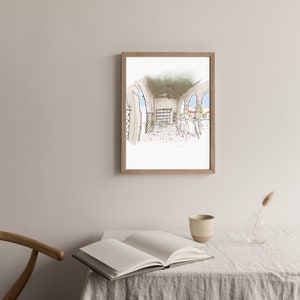 Bookstore Custom Wall Print/ Personalized Art/ Custom Artwork, Custom Printable Art, Custom Wall Art, Digital Downloads
