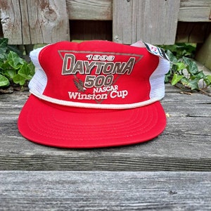Vintage 1993 NASCAR Winston Cup Daytona 500 Trucker Hat / Baseball Cap / Snapback (New Deadstock With Tag)