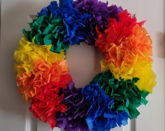 Rainbow Wreath