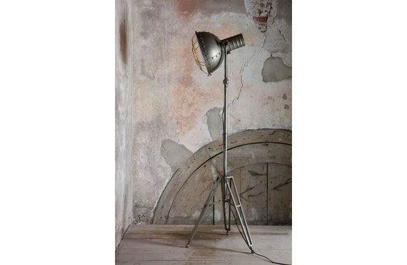Spotlight Floor Lamp Metal Etsy