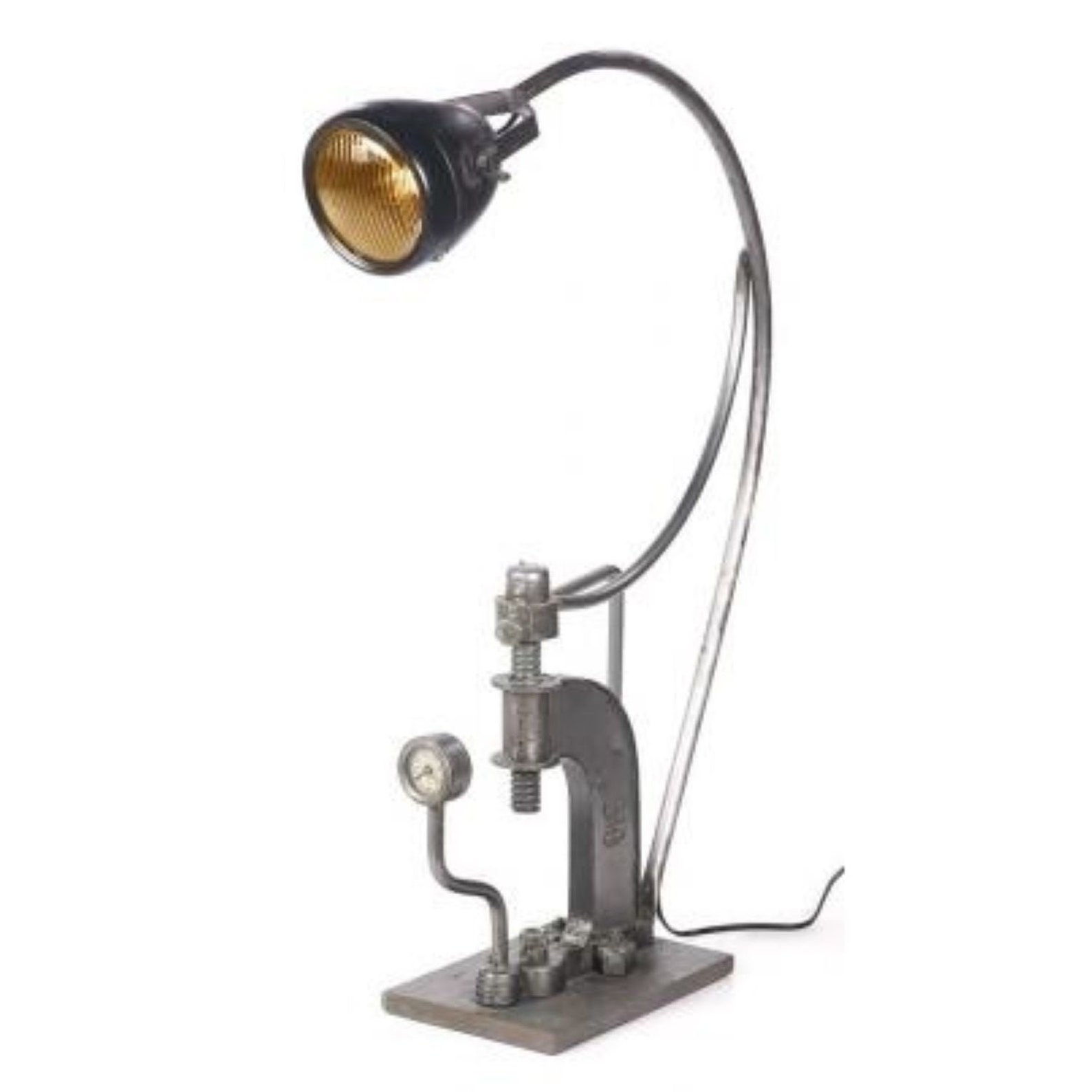 Vintage Engineer Bench Table Lamp Etsy