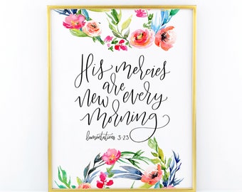 His Mercies are New Every Morning