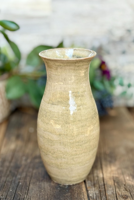 Hand Built Ceramic Vase, Flower Vase, Dried Flower Vase, Flower Vessel, Bud Vase