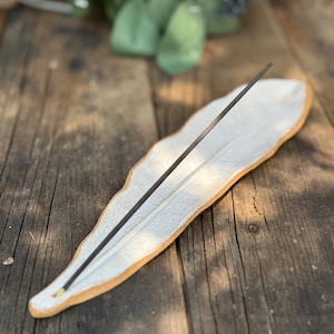 Incense Burner Holder-Incense Burner Ceramic-Incense Holder-Incense Burner for Sticks-Incense Burner Stick-Incense Holder Ceramic Leaf