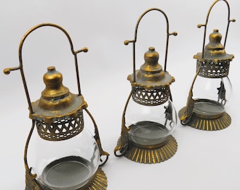 Aberaman Colliery Miners Lamp Reproduction, Welsh Paraffin Lamp