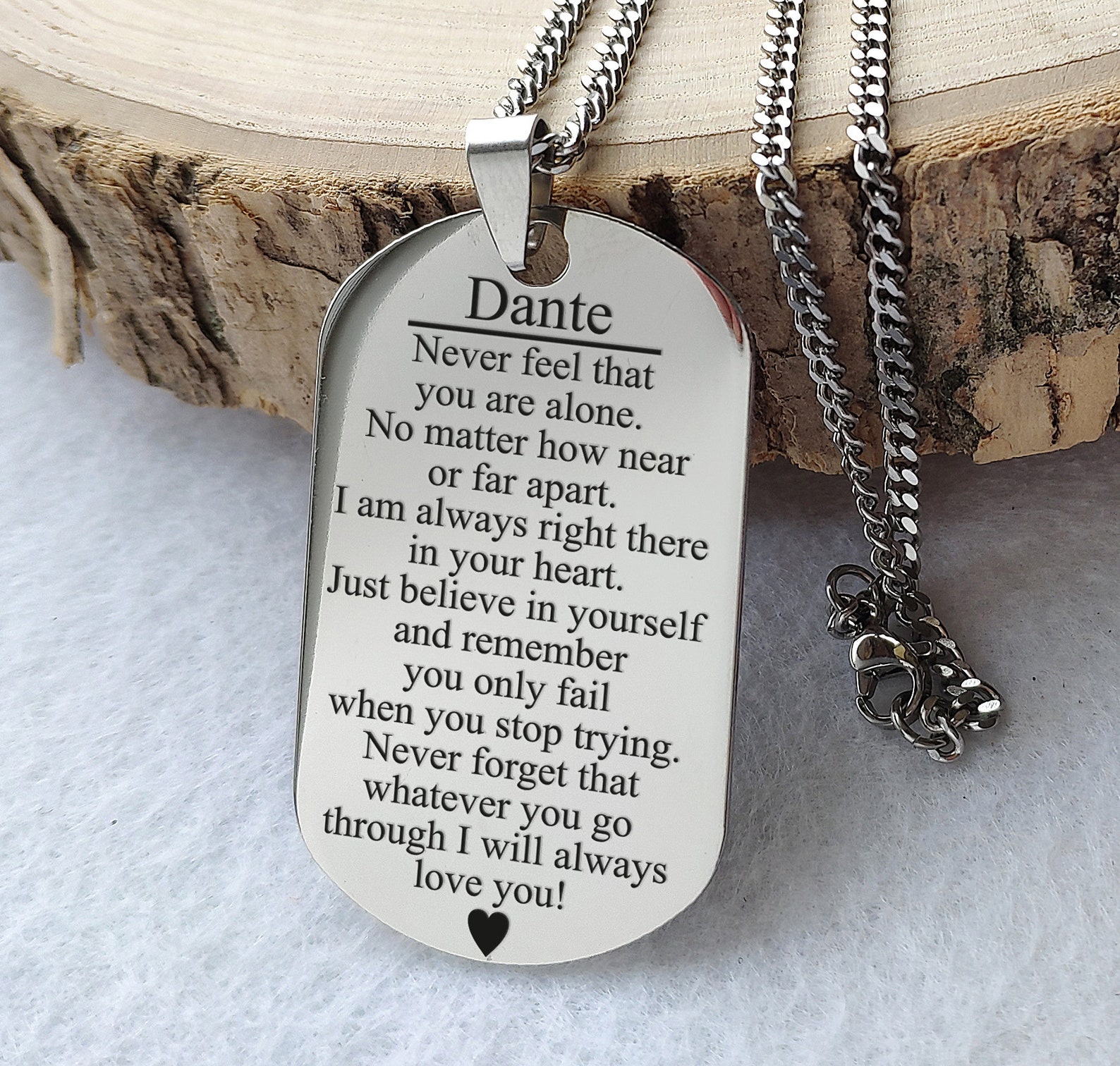 Frère cadeau soeur idée cadeau petit-fils Pendentif Collier | Etsy