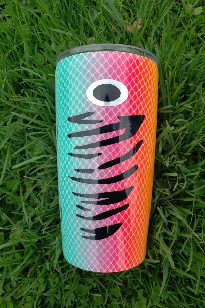 Fishing lure tumblerglitter tumbler custom glitter dipped Etsy