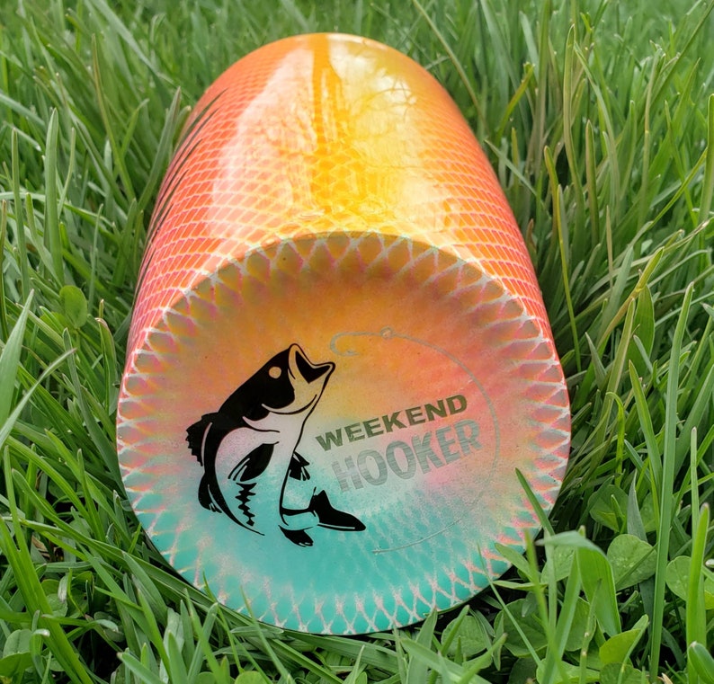 Fishing lure tumblerglitter tumbler custom glitter dipped Etsy