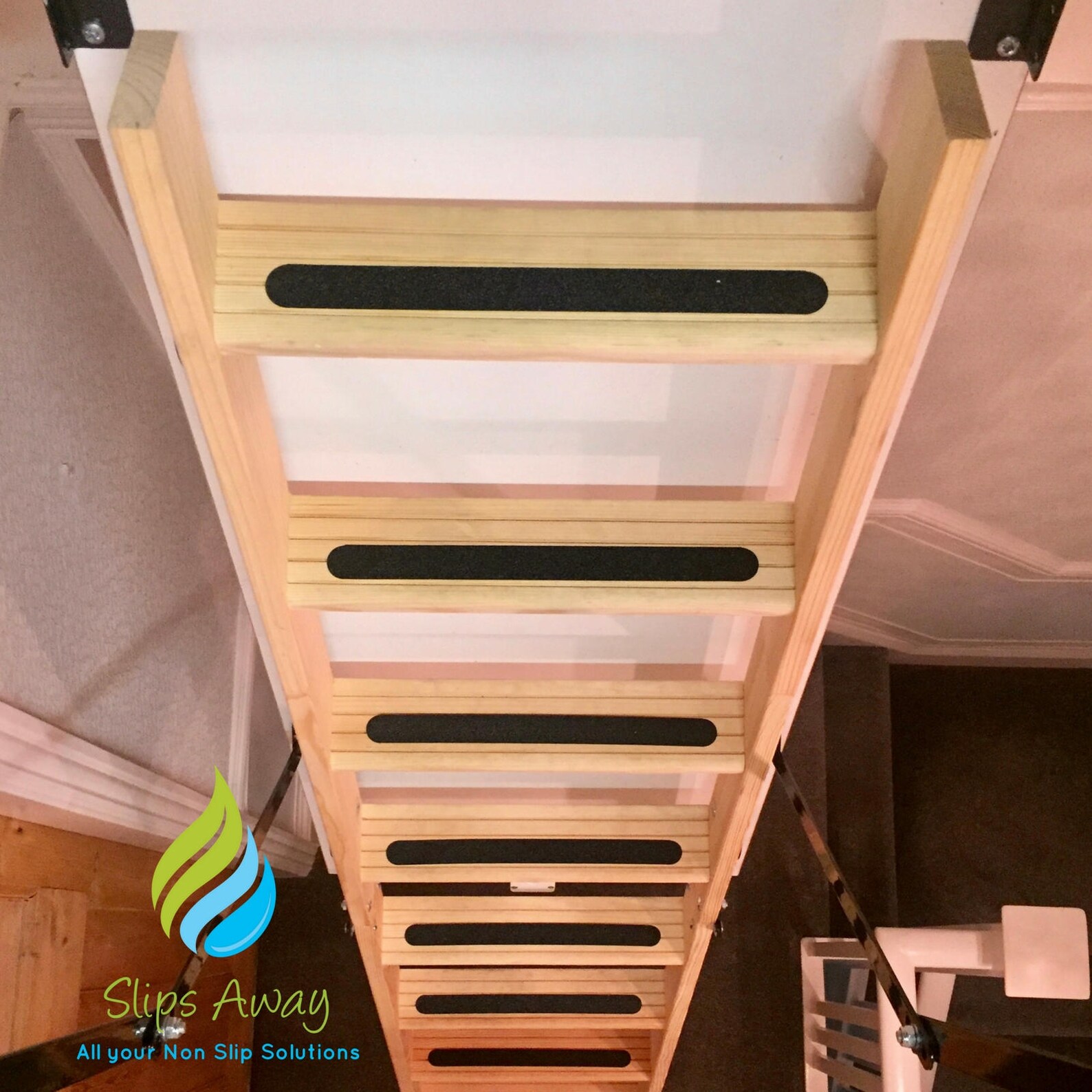Loft ladder Non Slip Textured Adhesive Stair Treads Wood in Etsy