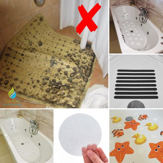 Stylish Non Slip Anti Skid Bath Shower Tray Non Rubber Mat Etsy