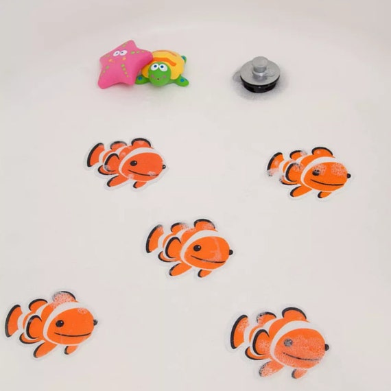 5 Nemo Fish Non Slip Skid Child Baby Kids Bath Shower Safety Etsy