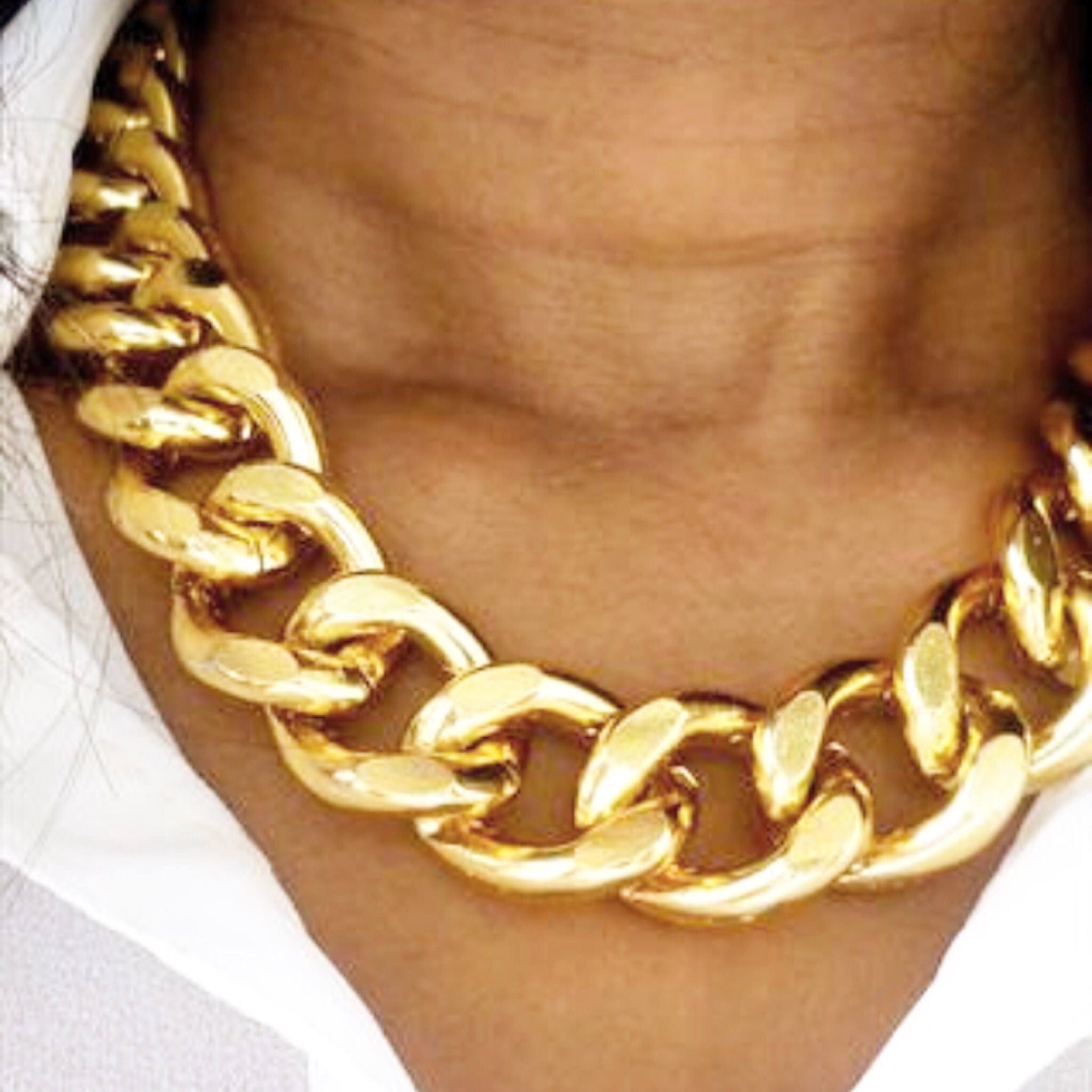 a gold chain