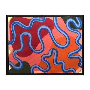 Blue River Painting