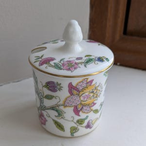 Minton Haddon Hall preserve jam marmalade mustard sauce jar or pot
