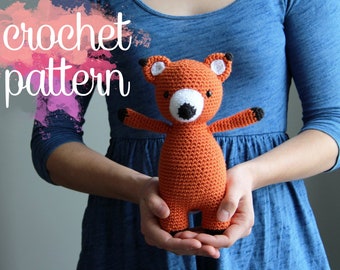 Amigurumi Fox Crochet Pattern - Fitz the Fox