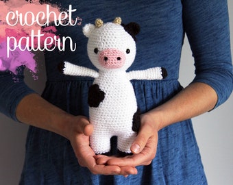 Amigurumi Cow Crochet Pattern - Cuthbert the Cow