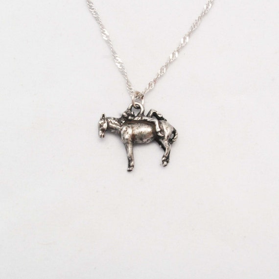 Horse Pendant Necklace Sterling Silver Girls with Horse Gift for Women Girls