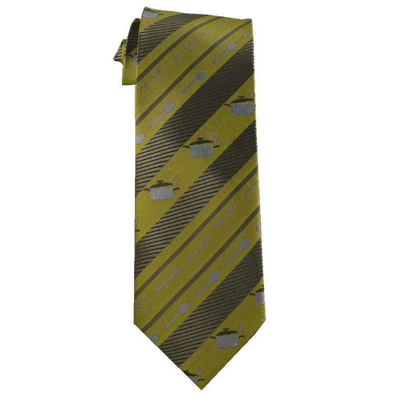 Cook tie for chefs and food lovers available in five colors image 2