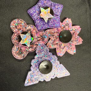 Glow in the dark fidget spinner