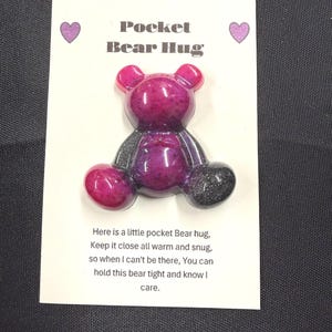Pocket Bear Hug – Resin Keepsake, Anxiety Relief, Thinking Of You Gift