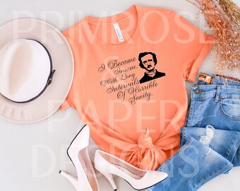 Edgar Allan Poe Quote SVG Digital File, Edgar Allan Poe SVG, Classic Literature SVG, Classic Literature Quote