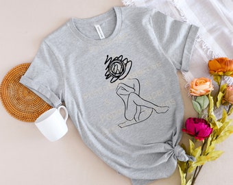 Mental Health Woman Silhouette Digital SVG File, Mental health SVG, Woman Line Art SVG, Mental Illness Line Art