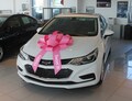 30" Big Pink Magnetic "Happy Sweet 16" Birthday Car Bow - Made In USA