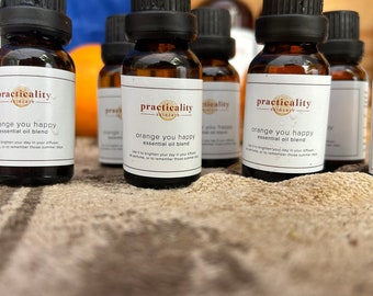 Orange Essential Oil Blend | Citrus Aromatherapy, Botanical Fragrance
