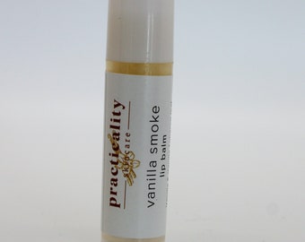 Bálsamo labial de sebo ahumado con vainilla / Natural, alimentado con pasto