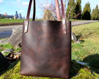 Robin Tote in Dark Brown - Ready to Ship!