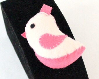 Divertidos regalos de flamenco cumpleaños para mujeres - Amuleto de pájaro - Regalos accesorios de pájaro gordito rosa para hermana pequeña - Joyas de loro para regalos de amigos