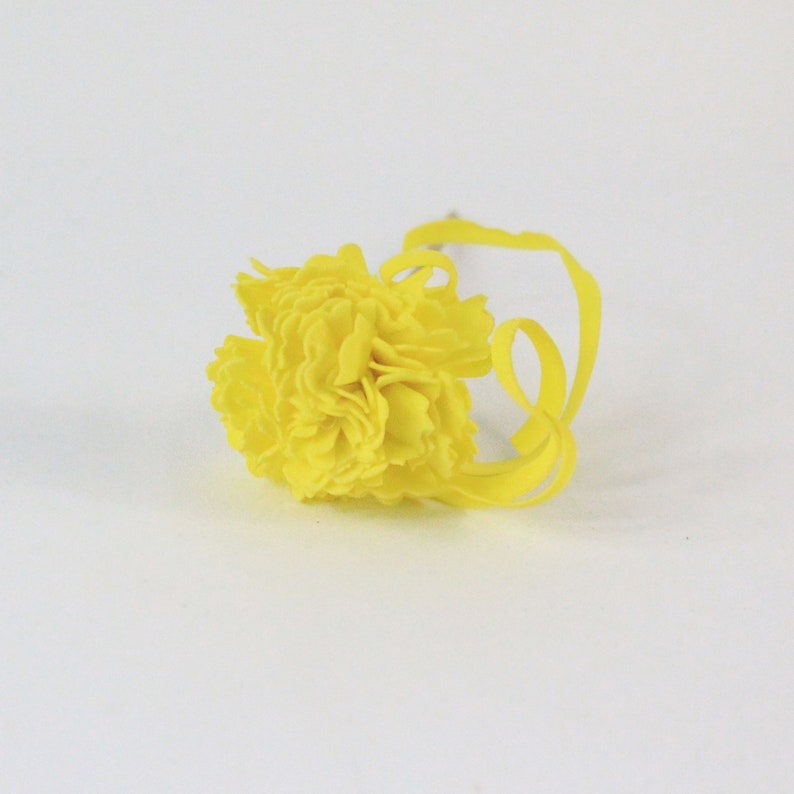 Coral Hair Accessory Prom Jewelry for Women Gift Princess Jewelry Yellow Hair Stick for Friend Birthday Gifts Yellow Accessory sunny flowers image 9
