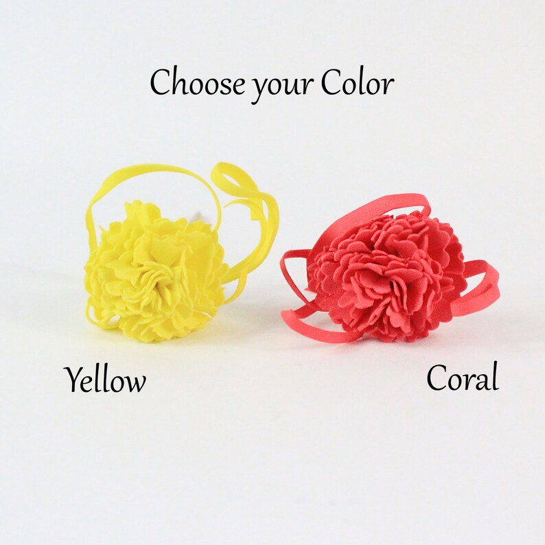 Coral Hair Accessory Prom Jewelry for Women Gift Princess Jewelry Yellow Hair Stick for Friend Birthday Gifts Yellow Accessory sunny flowers image 7
