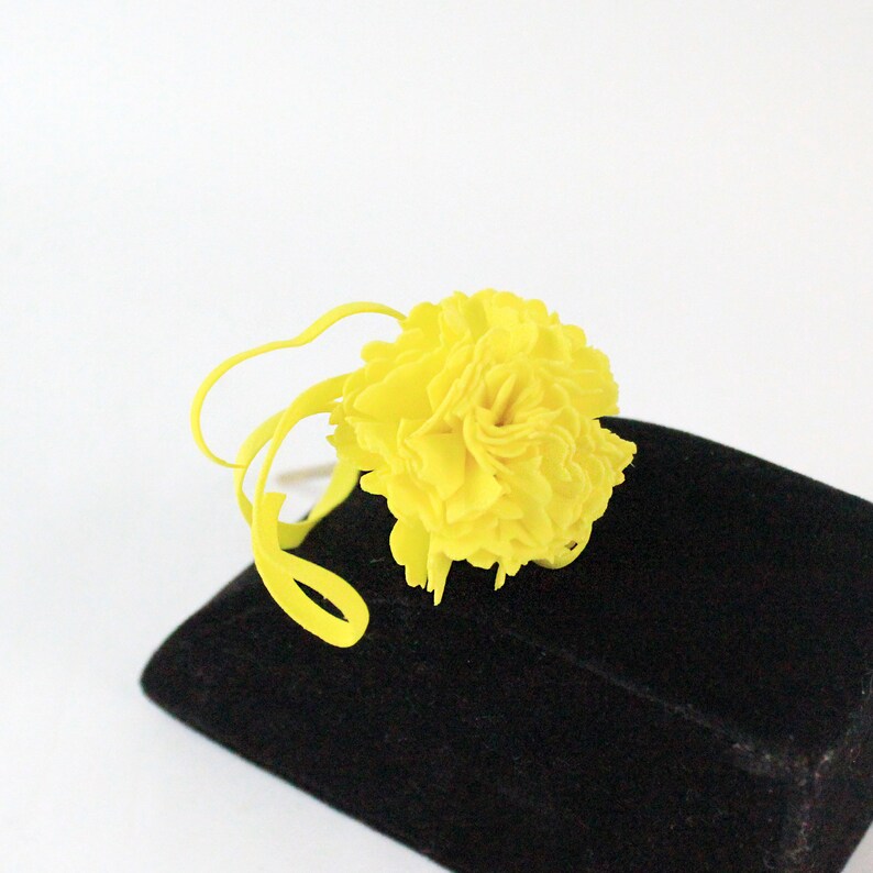 Coral Hair Accessory Prom Jewelry for Women Gift Princess Jewelry Yellow Hair Stick for Friend Birthday Gifts Yellow Accessory sunny flowers image 5